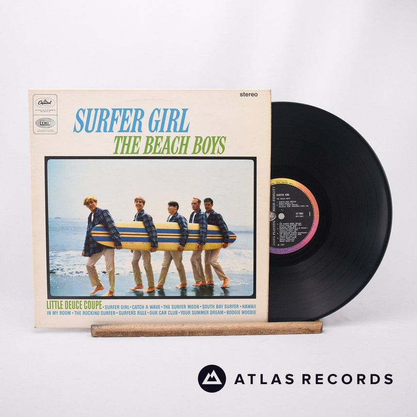 The Beach Boys Surfer Girl LP Vinyl Record - Front Cover & Record