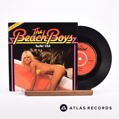 The Beach Boys Surfin' U.S.A. 7" Vinyl Record - Front Cover & Record