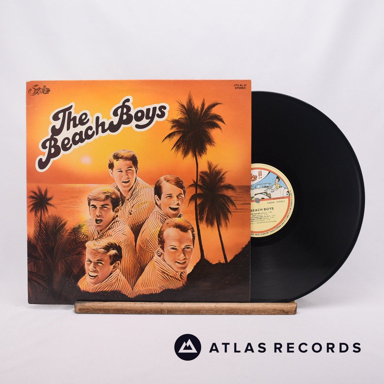 The Beach Boys The Beach Boys LP Vinyl Record - Front Cover & Record