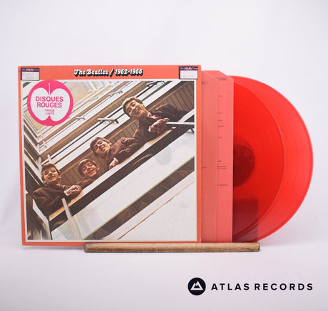 The Beatles 1962 - 1966 [The Red Album] 2 x LP Vinyl Record - Front Cover & Record