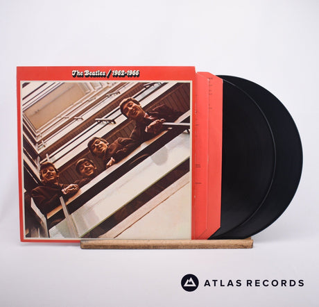 The Beatles 1962 - 1966 [The Red Album] 2 x LP Vinyl Record - Front Cover & Record