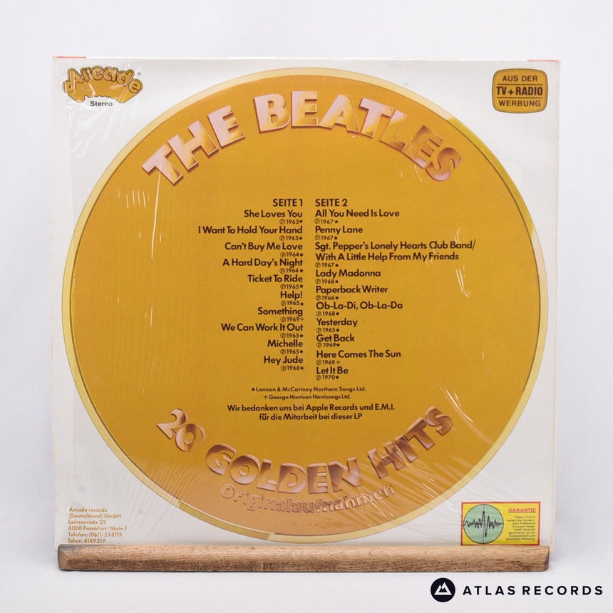 The Beatles - 20 Golden Hits - Embossed Sleeve A-2 B-2 LP Vinyl Record - EX/EX