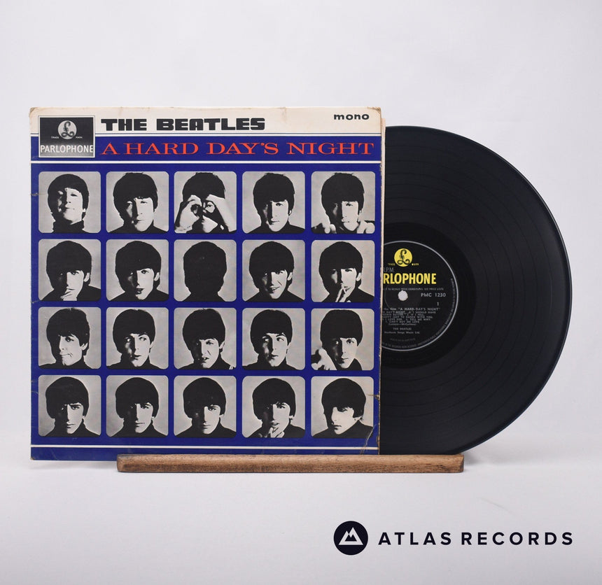 The Beatles A Hard Day's Night LP Vinyl Record - Front Cover & Record