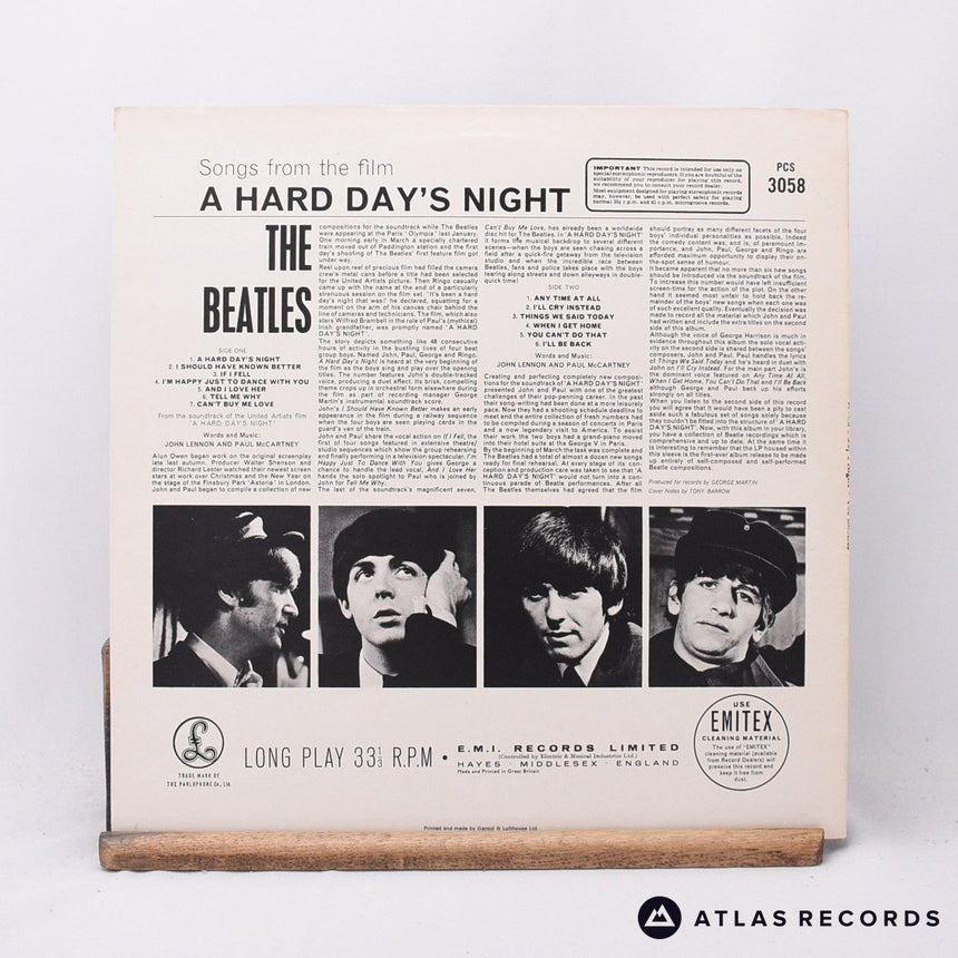The Beatles - A Hard Day's Night - Reissue -2 -4 LP Vinyl Record - EX/EX