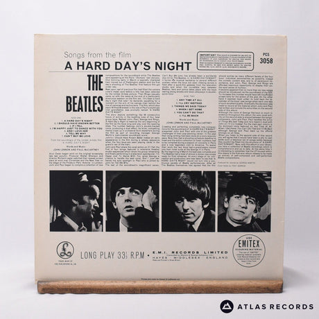 The Beatles - A Hard Day's Night - Reissue 126-3 127-4 LP Vinyl Record - VG+/VG+