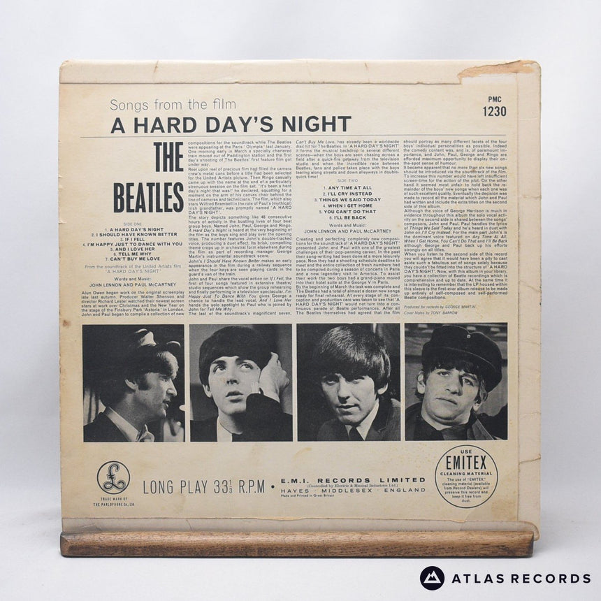 The Beatles - A Hard Day's Night - XEX -3N -3N LP Vinyl Record - VG+/VG