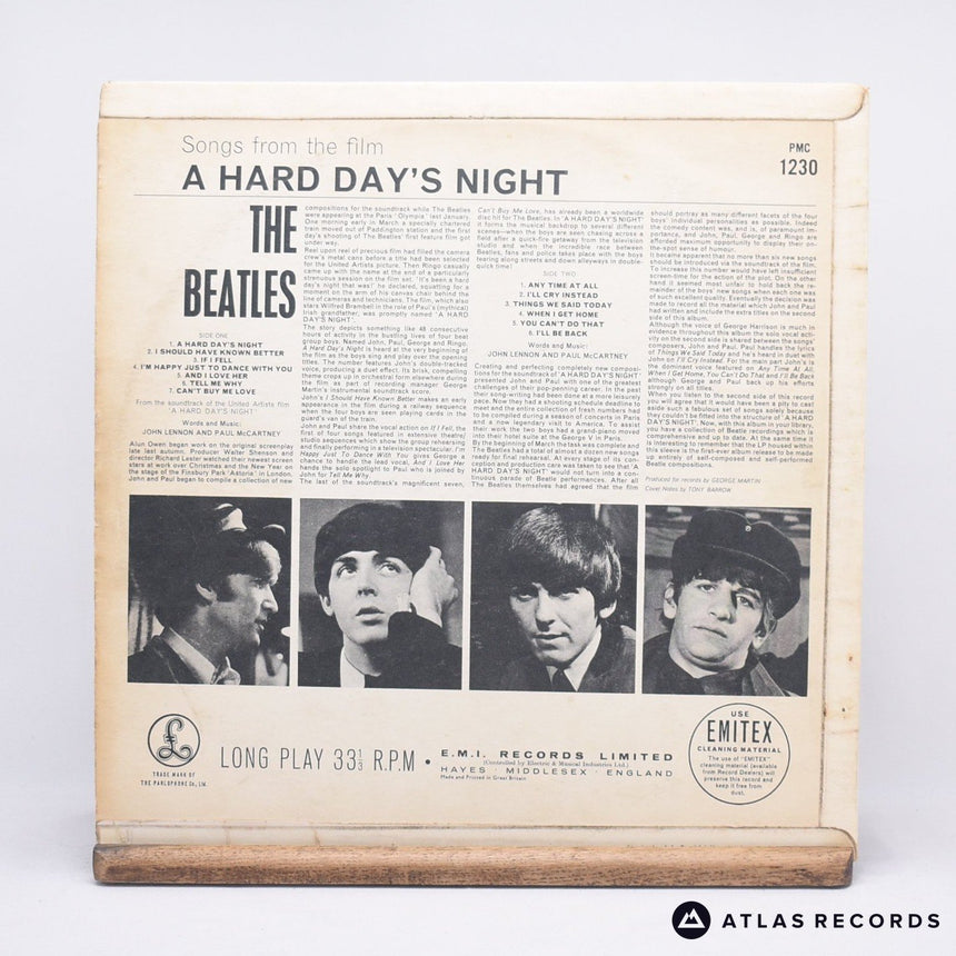 The Beatles - A Hard Day's Night - -3N -3N LP Vinyl Record - VG+/VG+