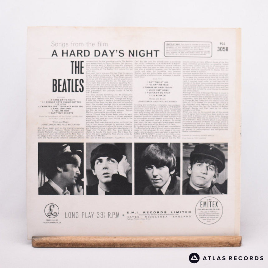 The Beatles - A Hard Day's Night - 6-1 7-1 LP Vinyl Record - EX/EX