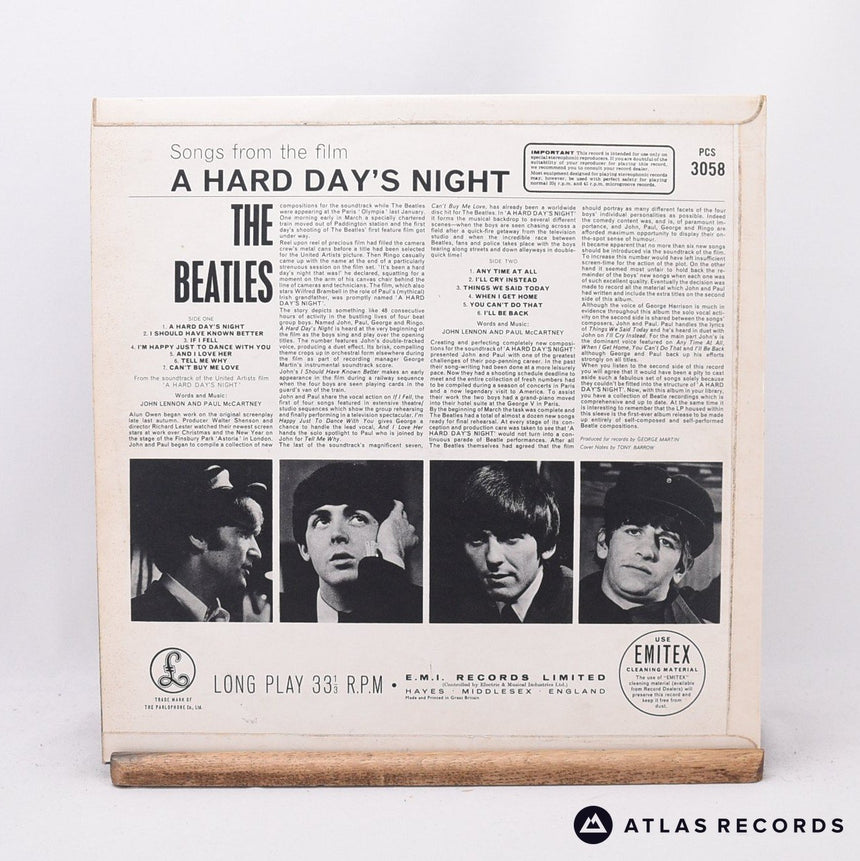 The Beatles - A Hard Day's Night - 126-1 127-1 LP Vinyl Record - VG+/VG+