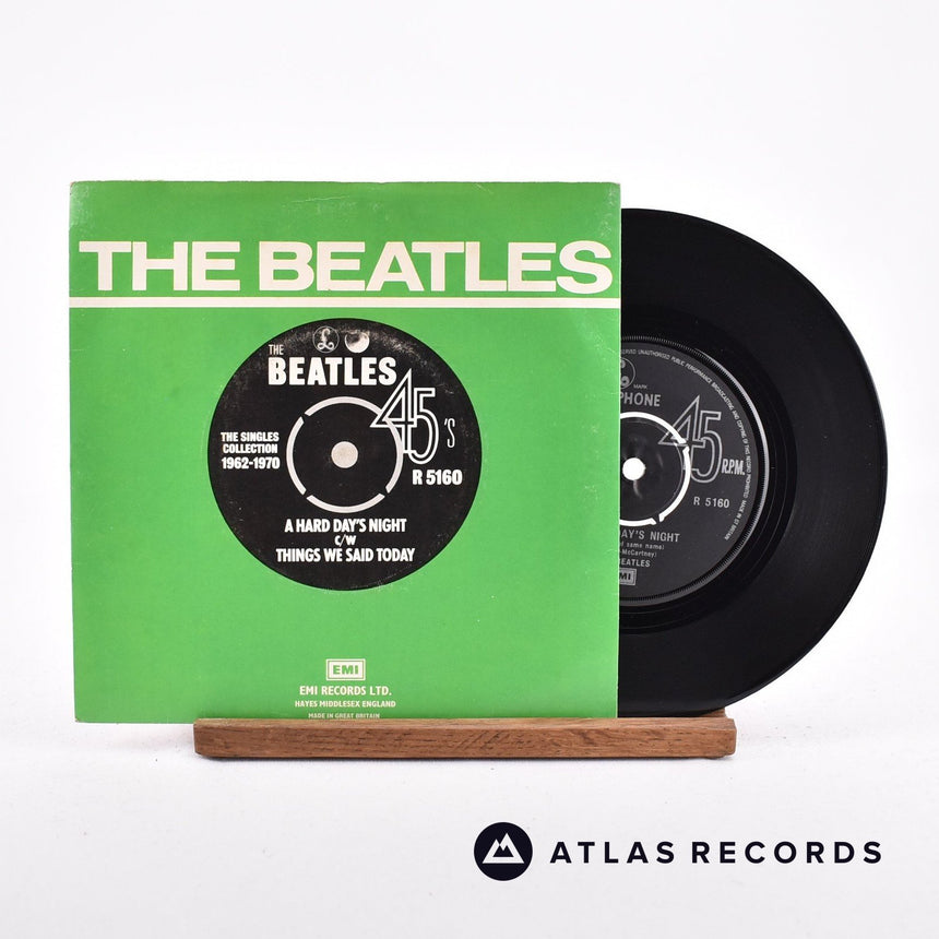 The Beatles A Hard Day's Night 7" Vinyl Record - Front Cover & Record