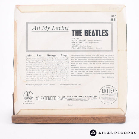 The Beatles - All My Loving - Repress 7" EP Vinyl Record - VG+/VG+