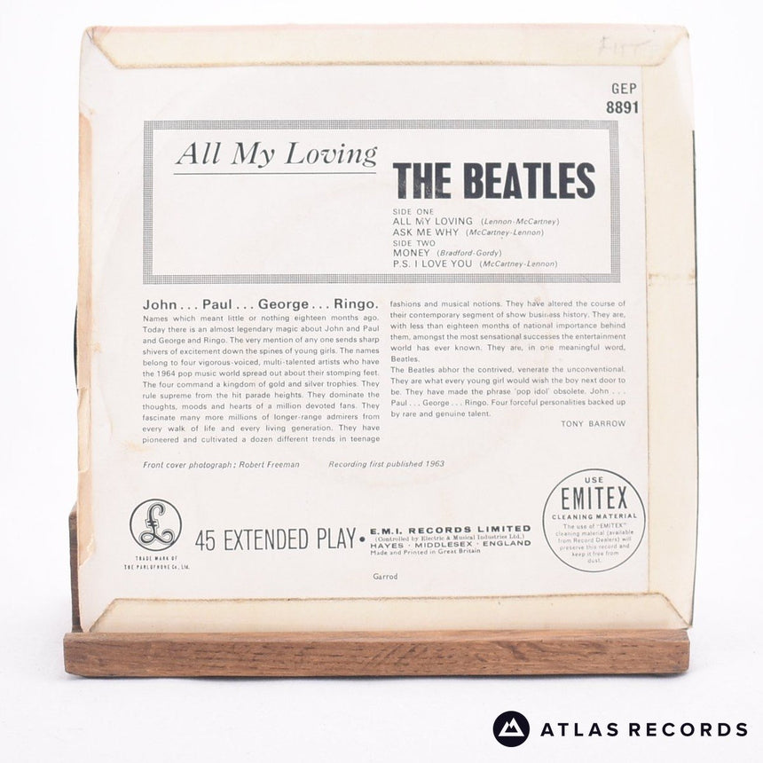 The Beatles - All My Loving - Repress 7" EP Vinyl Record - VG+/VG+