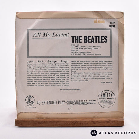 The Beatles - All My Loving - First Press Mono 7" EP Vinyl Record - VG/VG