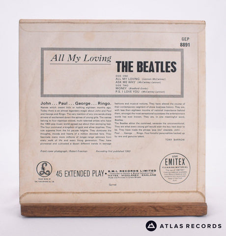 The Beatles - All My Loving - 7" EP Vinyl Record - VG/VG