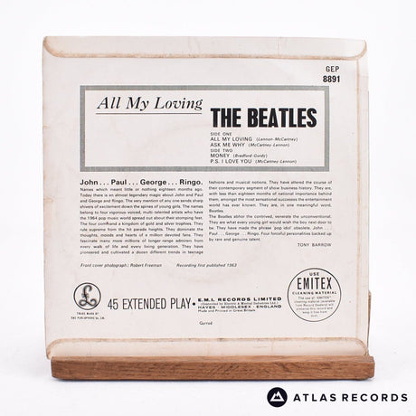 The Beatles - All My Loving - Repress Mono 7" EP Vinyl Record - VG/VG+