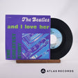 The Beatles And I Love Her 7" Vinyl Record - Front Cover & Record
