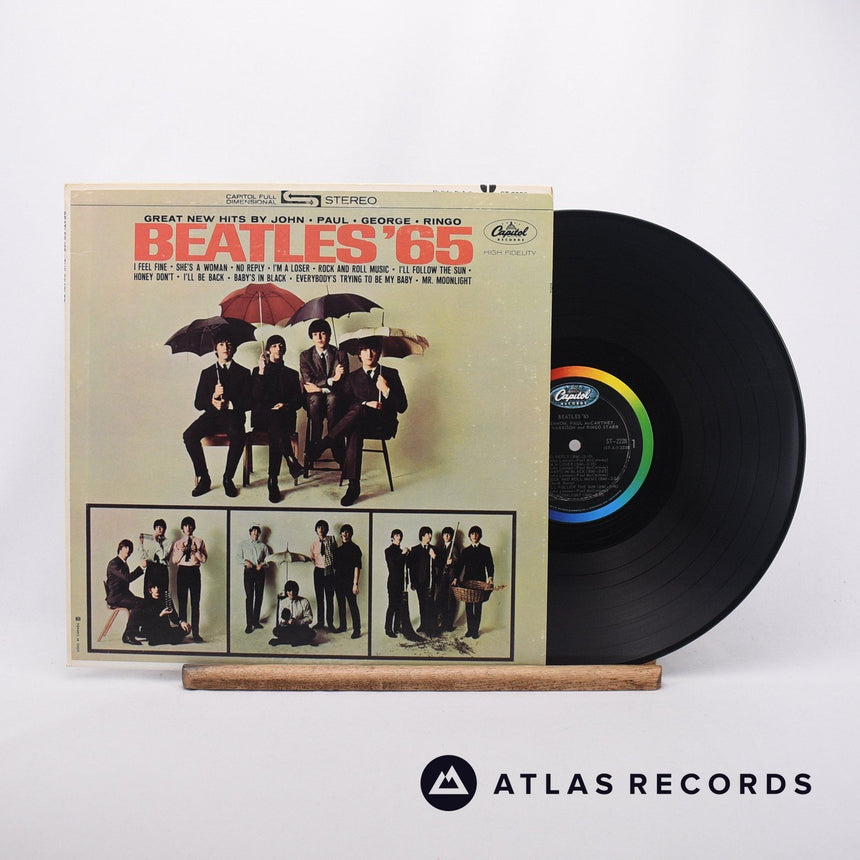 The Beatles Beatles '65 LP Vinyl Record - Front Cover & Record