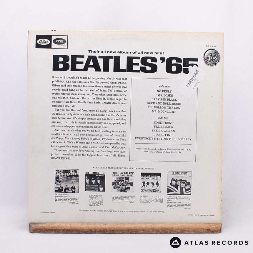 The Beatles - Beatles '65 - Stereo Canada LP Vinyl Record - EX/EX