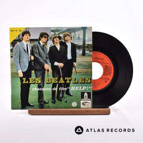 The Beatles ‎Chansons Du Film "Help" 7" Vinyl Record - Front Cover & Record