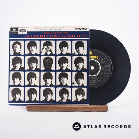 The Beatles Extracts From The Film A Hard Day's Night 7" Vinyl Record - Front Cover & Record