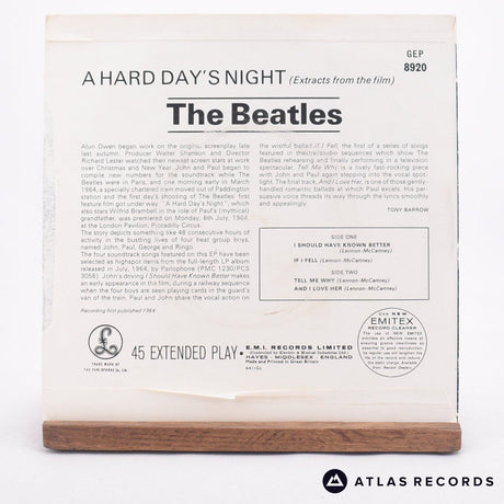 The Beatles - Extracts From The Film A Hard Day's Night - 7" EP Vinyl Record - EX/EX