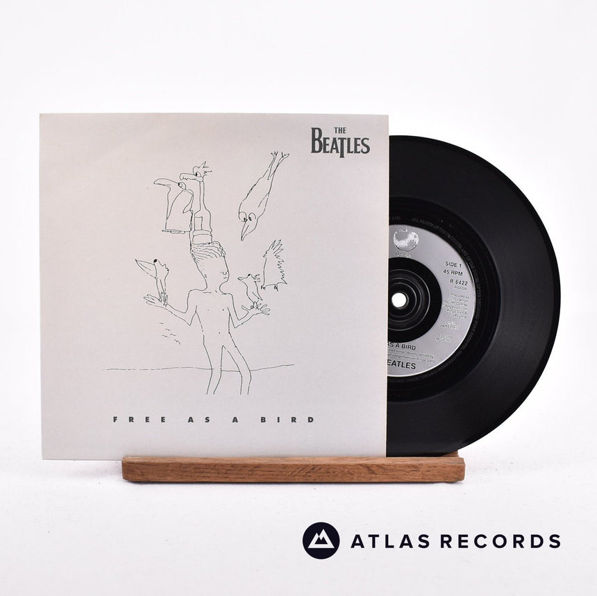 The Beatles Free As A Bird 7" Vinyl Record - Front Cover & Record