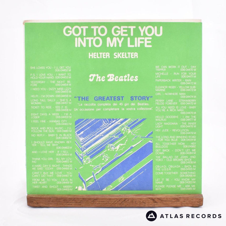 The Beatles - Got To Get You Into My Life - Italian 7" Vinyl Record - EX/EX