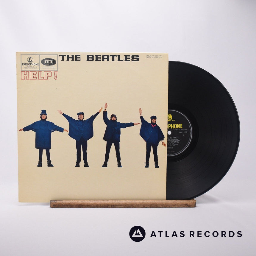 The Beatles Help! LP Vinyl Record - Front Cover & Record