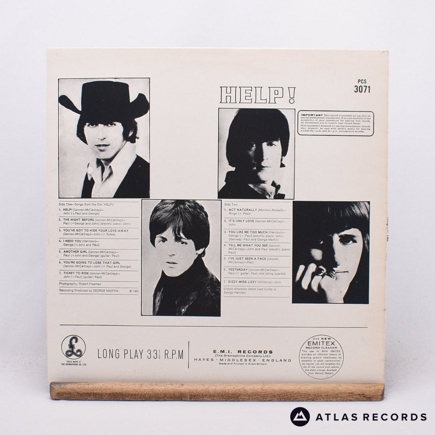 The Beatles - Help! - Htm Reissue Stereo LP Vinyl Record - VG+/EX
