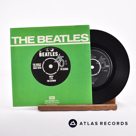 The Beatles Help! 7" Vinyl Record - Front Cover & Record