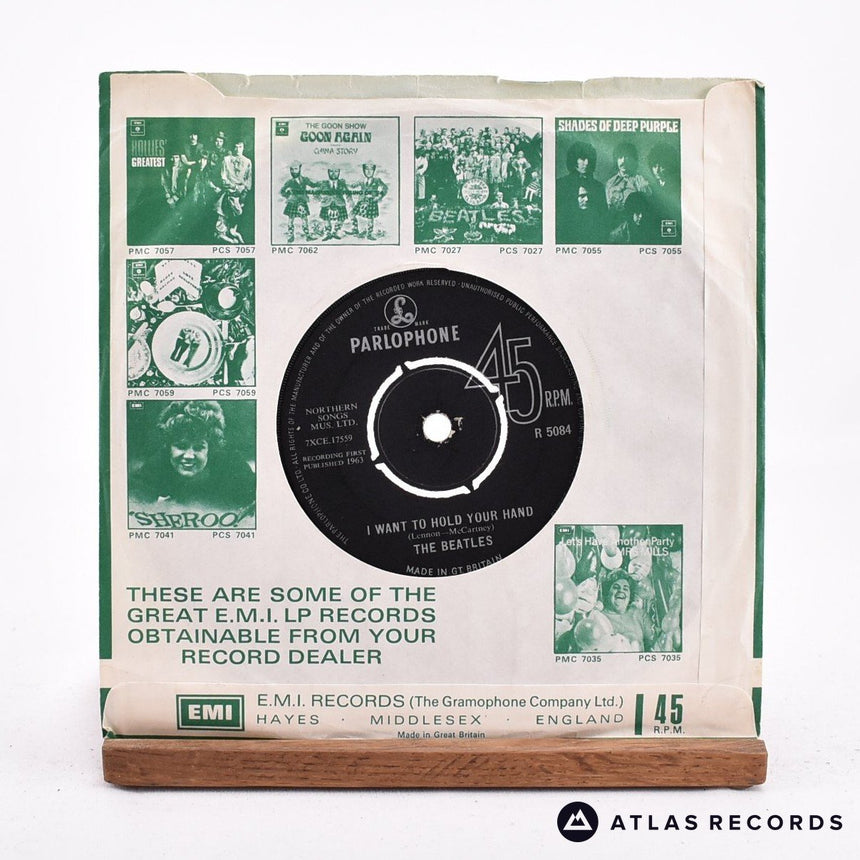 The Beatles - I Want To Hold Your Hand - Mono 7" Vinyl Record - VG+/VG+