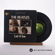 The Beatles Let It Be 7" Vinyl Record - Front Cover & Record