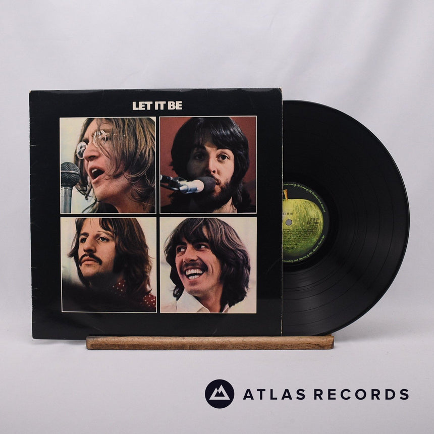 The Beatles Let It Be LP Vinyl Record - Front Cover & Record