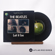 The Beatles Let It Be 7" Vinyl Record - Front Cover & Record