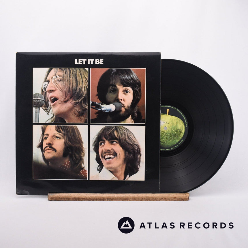 The Beatles Let It Be LP Vinyl Record - Front Cover & Record