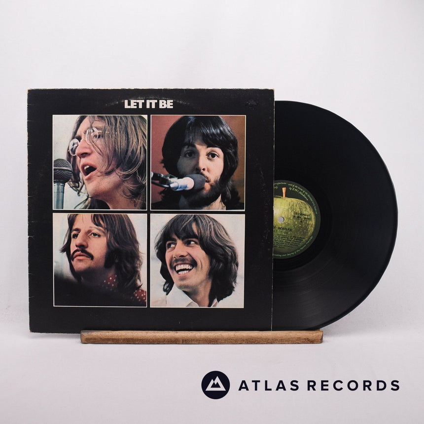 The Beatles Let It Be LP Vinyl Record - Front Cover & Record
