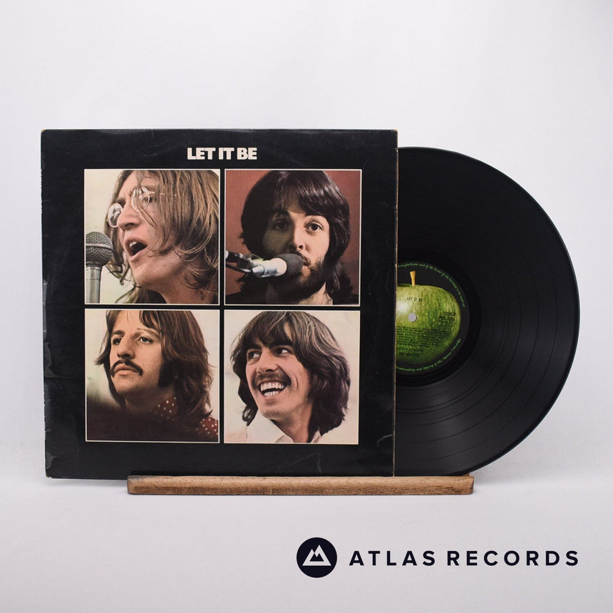 The Beatles Let It Be LP Vinyl Record - Front Cover & Record