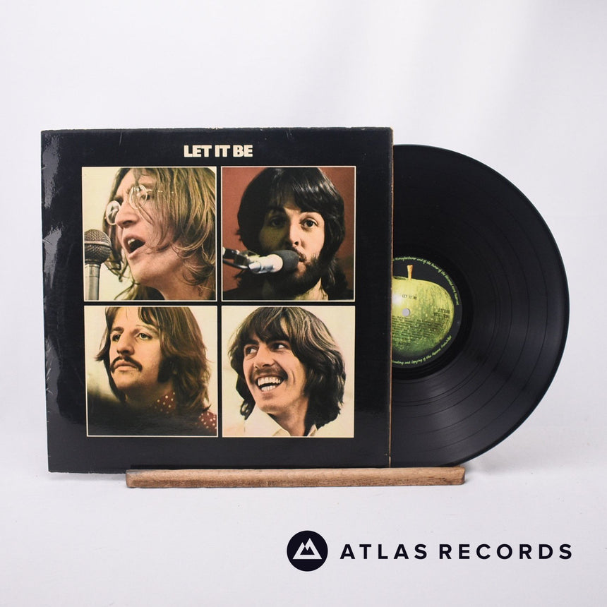 The Beatles Let It Be LP Vinyl Record - Front Cover & Record