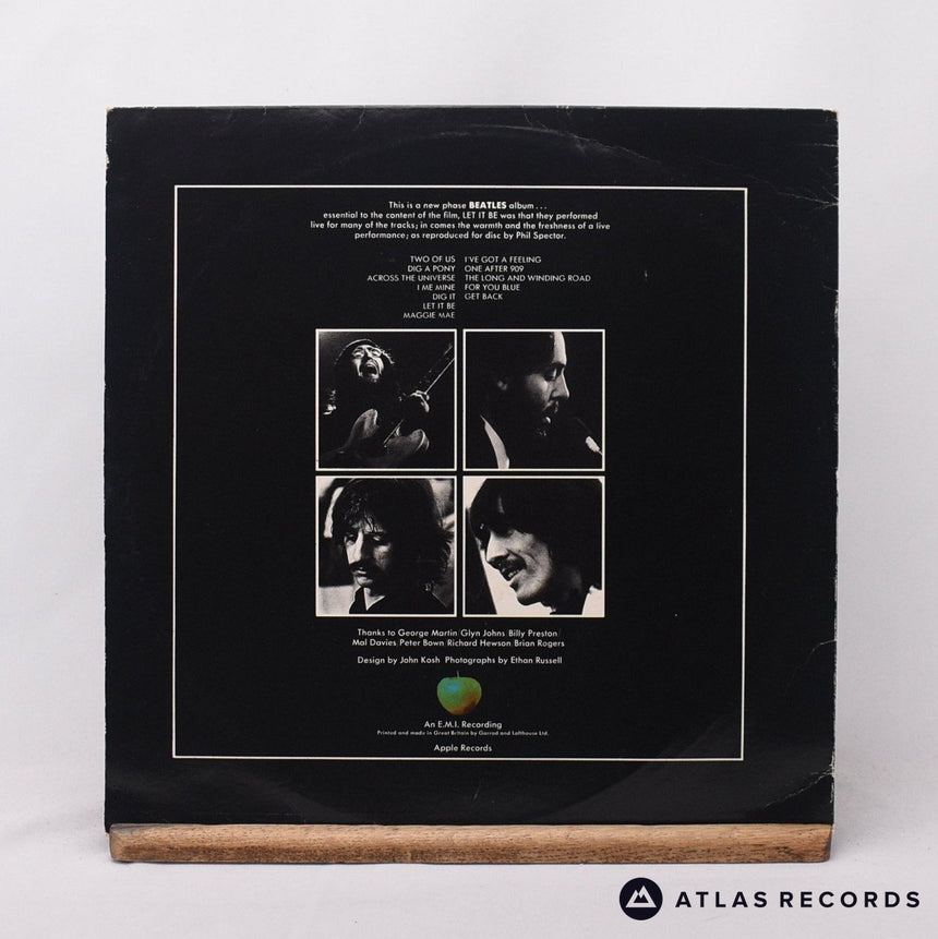 The Beatles - Let It Be - Htm Reissue 3U 4 LP Vinyl Record - VG+/EX