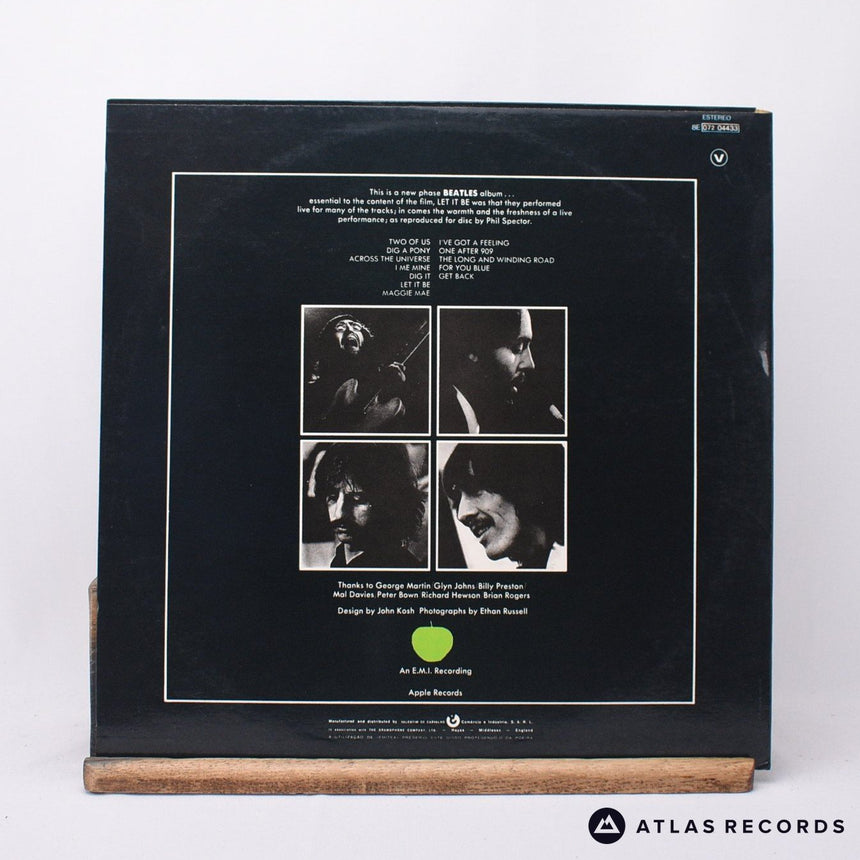 The Beatles - Let It Be - Reissue Portuguese LP Vinyl Record - VG+/EX