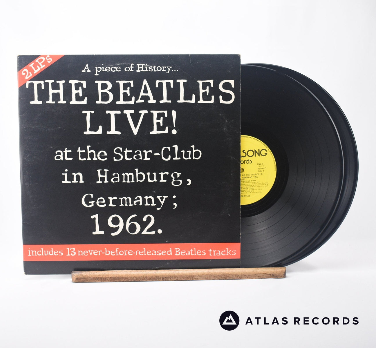 The Beatles Live! At The Star-Club In Hamburg, Germany; 1962 Double LP Vinyl Record - Front Cover & Record