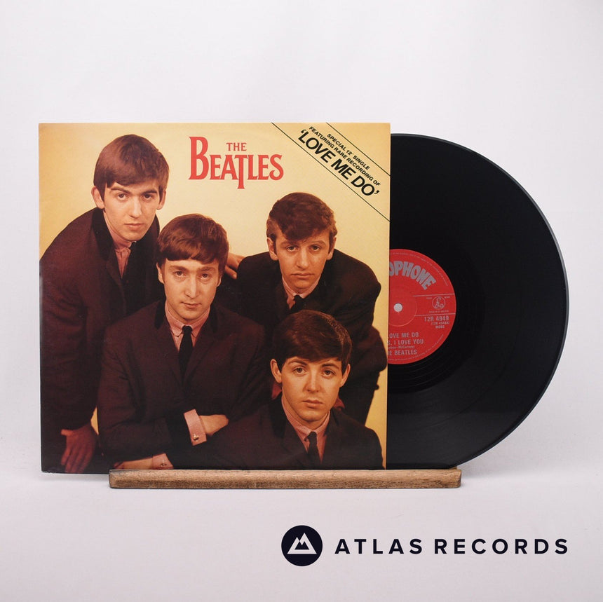 The Beatles Love Me Do 12" Vinyl Record - Front Cover & Record
