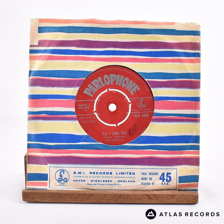 The Beatles Love Me Do 7" Vinyl Record - Front Cover & Record