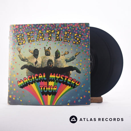 The Beatles Magical Mystery Tour 2 x 7" Vinyl Record - Front Cover & Record