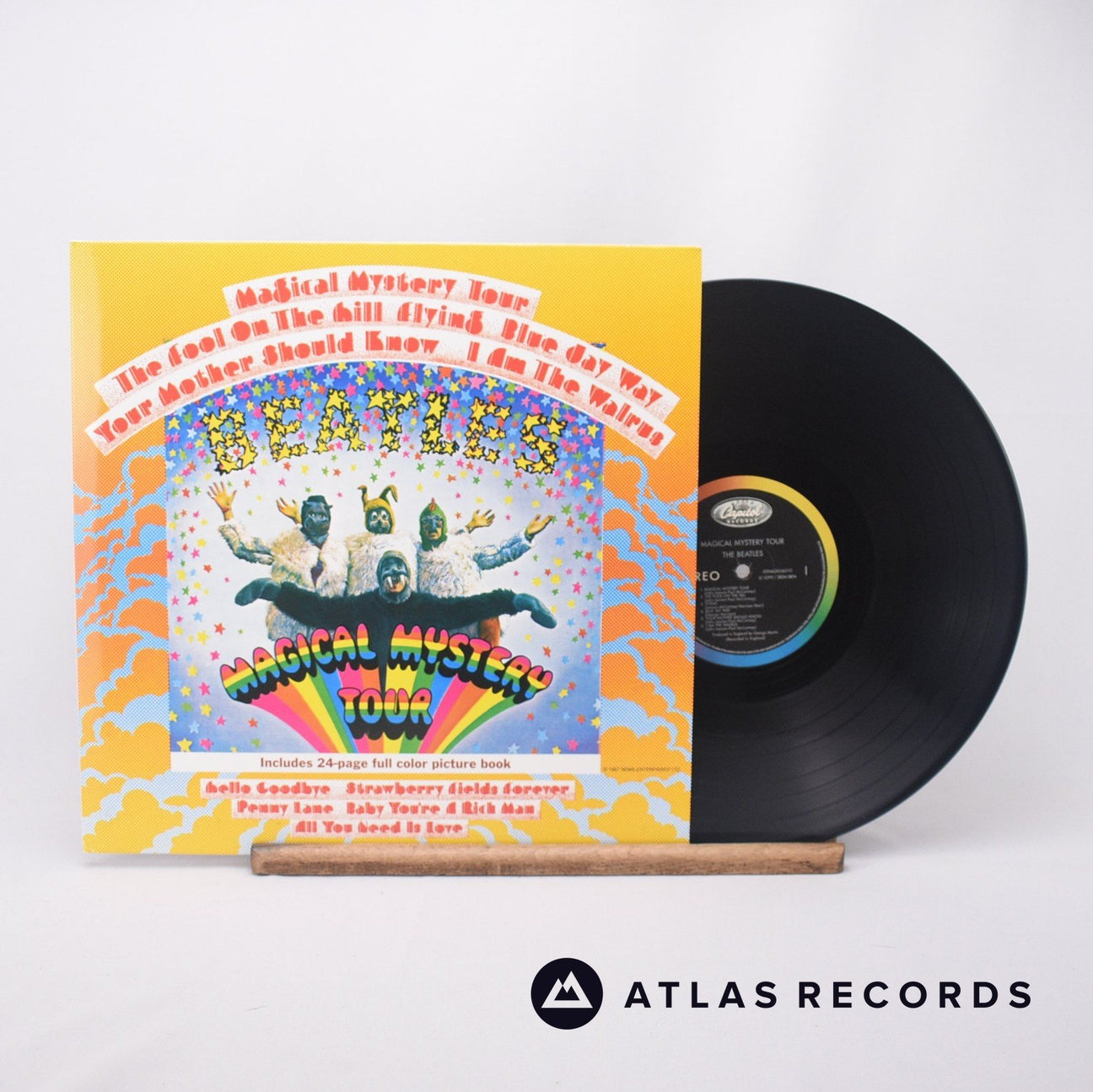 The Beatles Magical Mystery Tour LP Vinyl Record - Front Cover & Record