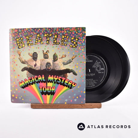 The Beatles Magical Mystery Tour 2 x 7" Vinyl Record - Front Cover & Record