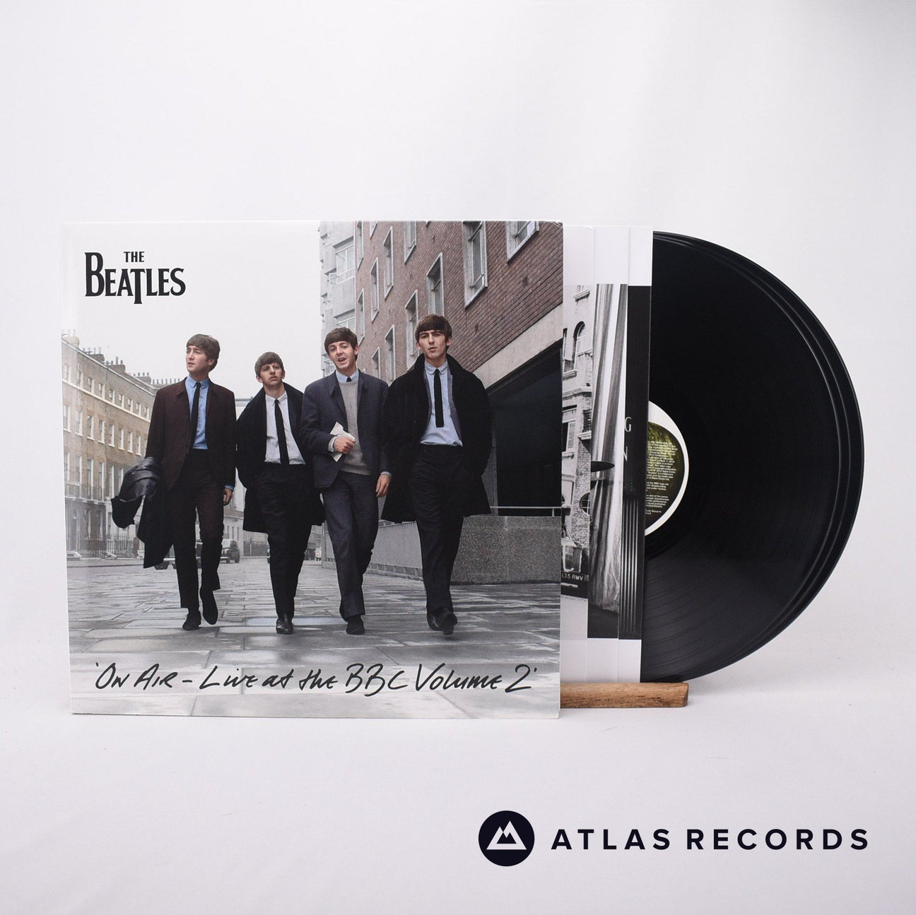 The Beatles On Air - Live At The BBC Volume 2 3 x LP Vinyl Record - Front Cover & Record
