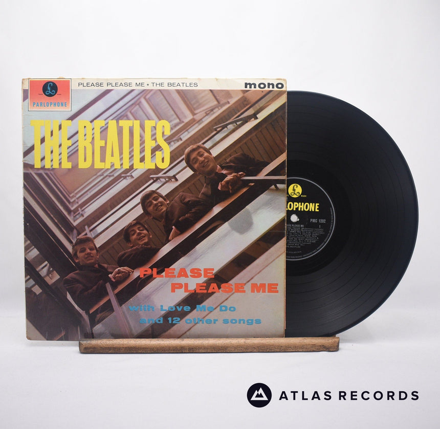 The Beatles Please Please Me LP Vinyl Record - Front Cover & Record