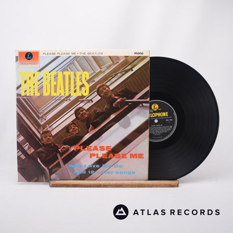 The Beatles Please Please Me LP Vinyl Record - Front Cover & Record