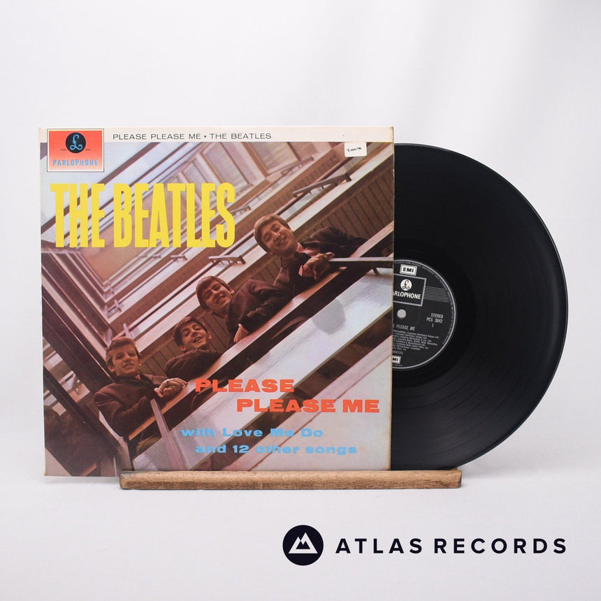 The Beatles Please Please Me LP Vinyl Record - Front Cover & Record